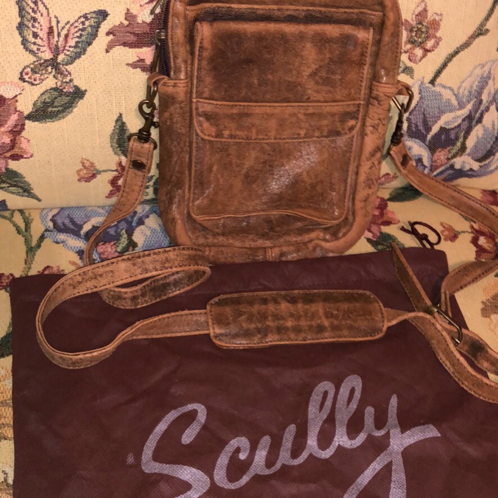 Scully Distressed Lambskin Crossbody.